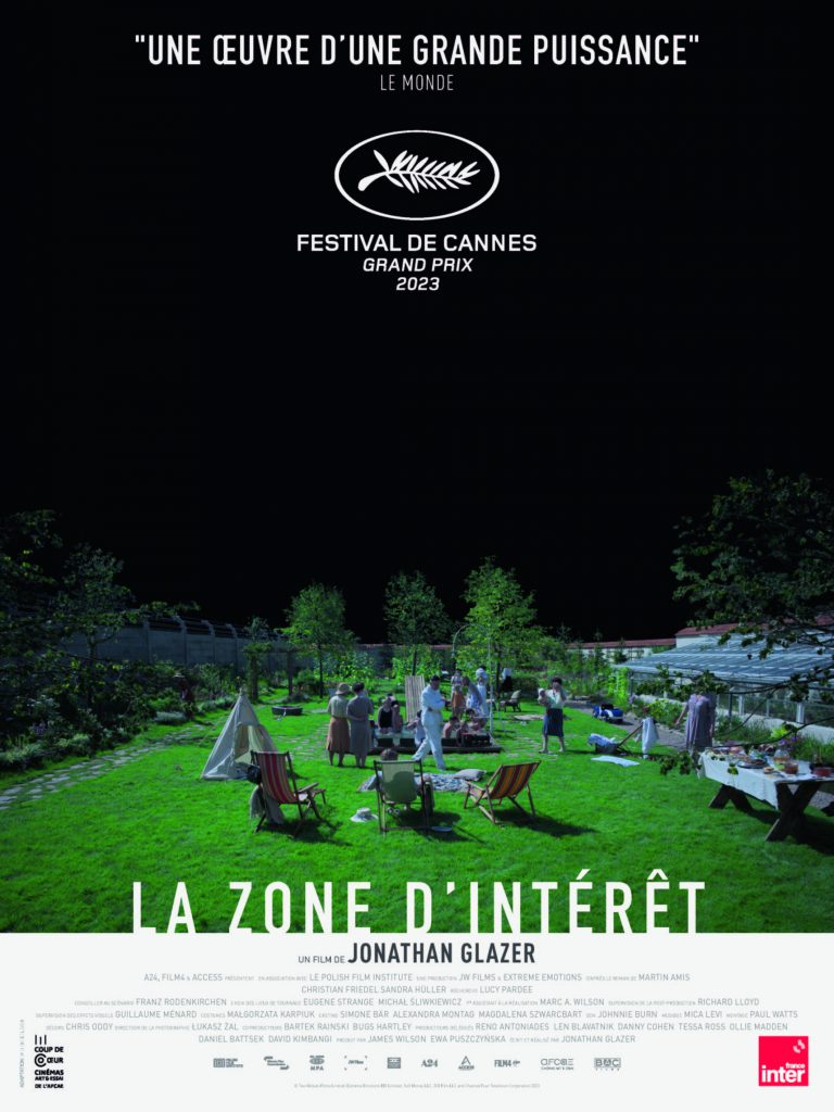 L'affiche officielle de La Zone d’intérêt, dernier film de Jonathan Glazer - Crédits : Bac Films / DR